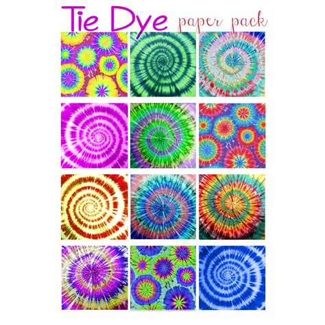 printable paper  groovy tie dye patterns backgrounds etsy