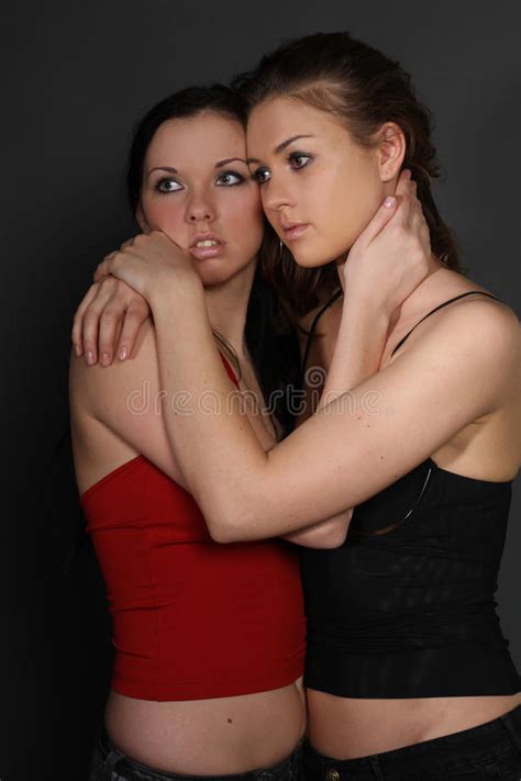 Two Young Lesbian Girl Friend Stock Image Image Of Lady Lesbian