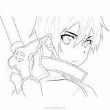 Kirito Xcolorings sketch template