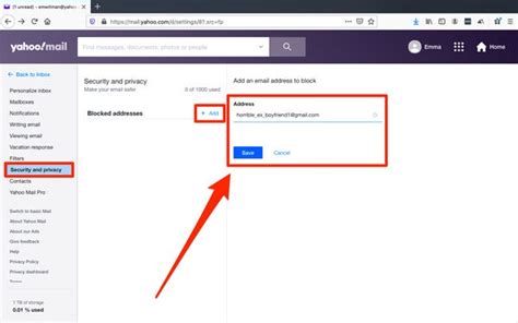 How To Block Emails On Yahoo By Blocking Addresses