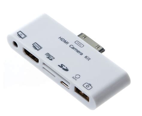 hdmi connection kit tv set adapter  ipad    micro sd card reader ebay