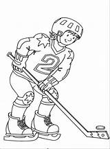 Hockey Coloring Pages Printable sketch template