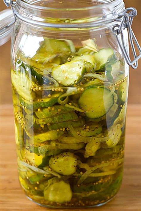 refrigerator bread and butter pickles brown eyed baker