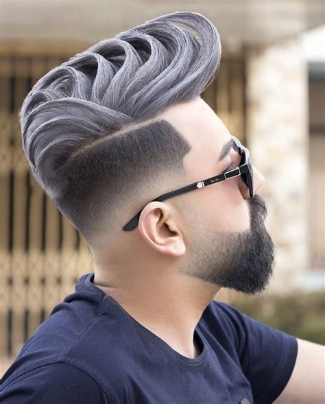 perfect fade haircuts  beard  trends