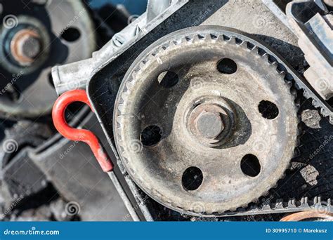 camshaft pulley stock photo image  vehicle service