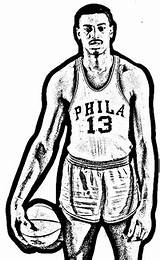 Chamberlain Wilt sketch template