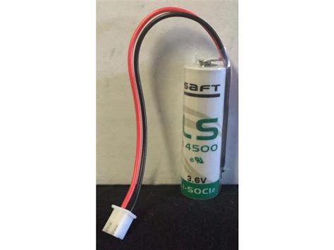 saft ls14500 3 6v 2450mah lithium battery with c805550 connector