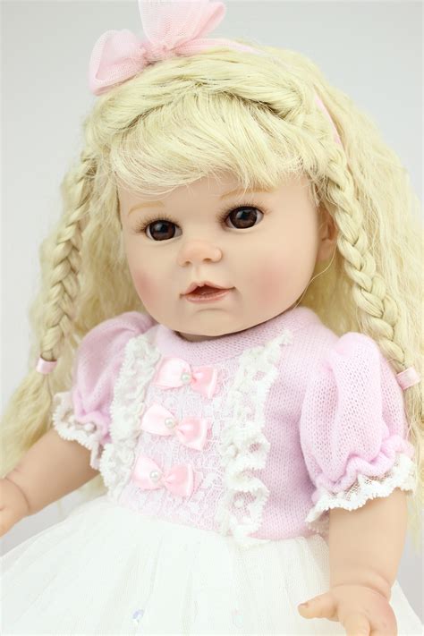 full vinyl american girl doll cute lifelike baby dolls