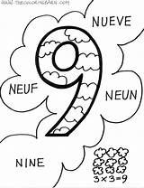 Number Coloring Pages Printable Preschool Popular Thecoloringbarn sketch template