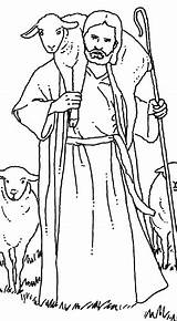 Lds Jesus Shepherd Bijbel Books Parable Ovejas sketch template