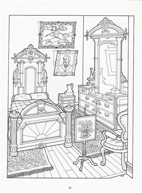 victorian house coloring book detailed coloring pages coloring