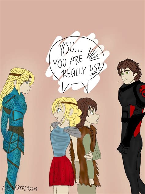 young  older hiccup  astrid httyd hiccstrid   train