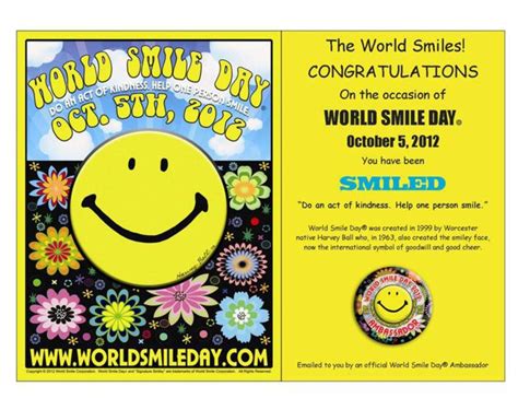 happy world smile day water cooler