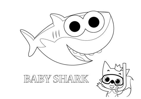 baby shark coloring pages bing paginas  colorir desenhos