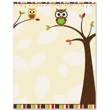 image result  paper  writing owls borders  frames borders