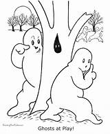 Halloween Coloring Pages Ghost Printable sketch template