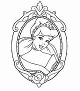 Coloring Princess Pages Disney Print Frame Printable Library Clipart sketch template