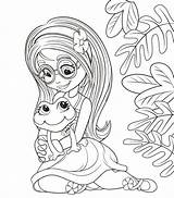 Enchantimals Coloring Pages Wonder sketch template