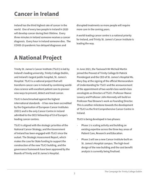 trinity st james cancer institute—page 2