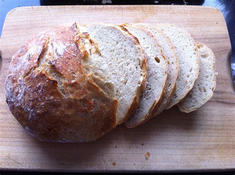 brood bakken zonder kneden recept brood bakken voedsel ideeen heerlijk eten