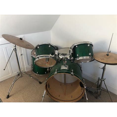 premier drum kit  striking green colour  stirling gumtree