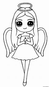 Cute Angel Ange Barbie Princesse Epingle Noel sketch template