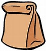 Image result for brown bag clip art