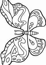 Farfalla sketch template