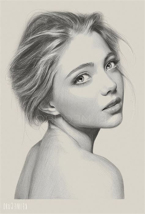 draw  realistic face side view drawing   draw  realistic