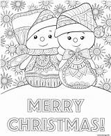 Coloriage Joyeux Neige Bonhomme Adults Imprimer Snowmen Patterned Imprimé sketch template