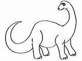 Brontosaurus Tsgos sketch template