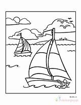 Sailboat Vara Colorat Planse Elementary Zeilboten Jezioro Desene Colouring Kolorowanki Dzieci Dla Imagini Anotimpul Nautical Anotimp Varen Wind Kolorowanka Drawing sketch template