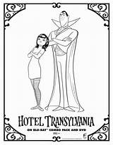 Transylvania Mavis Dracula Transilvanien Colorier Printables sketch template