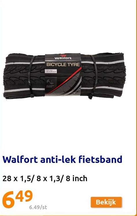 walfort anti lek fietsband aanbieding bij action