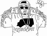 Lil Wayne Getdrawings Drawing sketch template