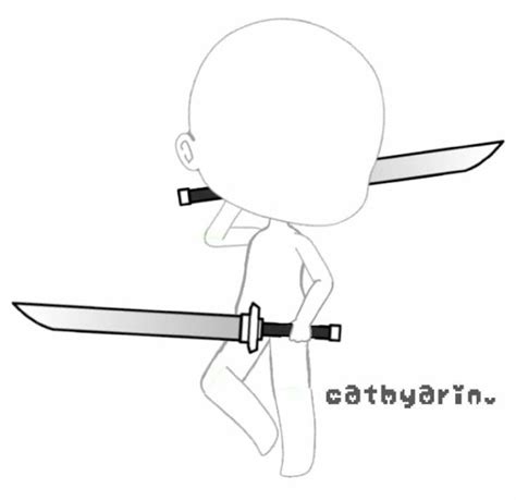 🍃gacha base cr to cathyarin instagram 🍃 drawing base anime