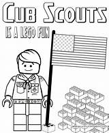 Scout Cub Coloring Lego Blue Gold Pages Scouts Printable Leader Banquet Meeting Tiger Boy Council Pack Activities Training Great Akela sketch template