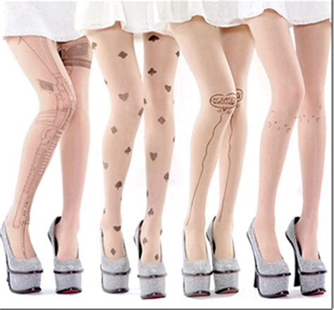 Hot Sale 20 Styles Womens Sexy Cute White Tights Patterns Sheer