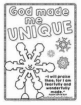 Wonderfully Fearfully Lesson Snowflake Snowman Christianpreschoolprintables Scripture Themed Whiter Ccd Indulgy Hadassah sketch template