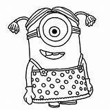Minion Pages Dave sketch template
