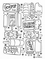 Ice Break Colouring Coloring Colour Pop Printable Summer Pages Printables Together Take Sheets Pops Sheet Cute Choose Board Kids Cbc sketch template