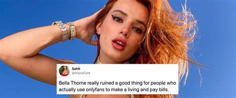Bella Thorne S Onlyfans Scam Is Hurting Sex Workers Syrup