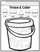Shape Trace Shapes Preschool Color Practice Worksheets Worksheet Kids Kindergarten Coloring Activities Printable Tracing Sheets School Crafts Kinder Pages Miss sketch template