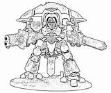 Warhammer Colouring 40k Imperial Citadel Rises Warhammer40k Coloringhome sketch template