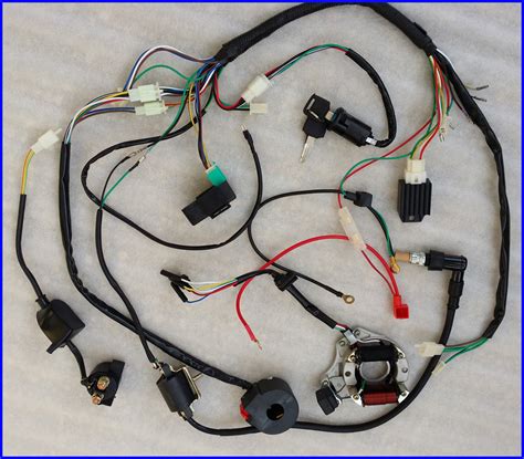 zhejiang atv wiring diagram cc cc quad complete electrics electrics harness cdi ignition