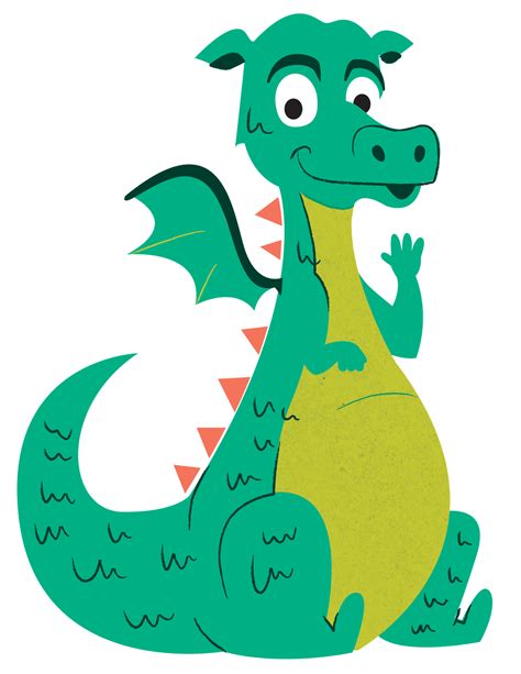 dragon pics  kids clipart