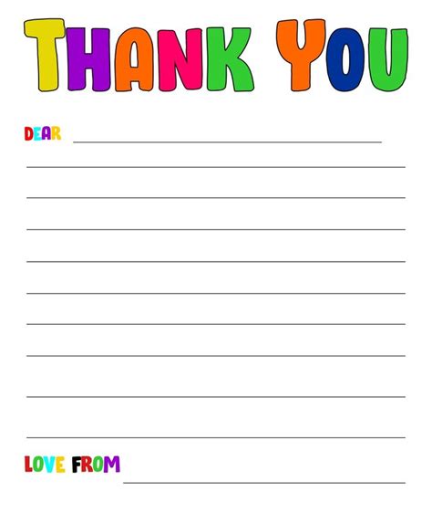 letter writing paper template  kids letter template