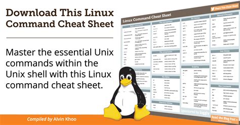 the essential cheat sheet for linux admins
