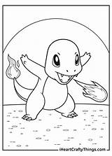 Charmander Charmeleon Charizard Pokémon sketch template