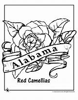 Alabama Coloring State Pages Flower Ohio Drawing Pennsylvania Bird Dutch Hex Signs Printable Getcolorings Printables Kids Getdrawings Popular sketch template